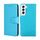 Per Samsung Galaxy S22 + 5G Caso di cuoio orizzontale orizzontale con texture orizzontale con titolare e slot per schede e portafoglio (azzurro) Per Samsung Galaxy S22 + 5G Caso di cuoio orizzontale orizzontale con texture orizzontale con titolare e slot per schede e portafoglio (azzurro)