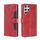 Per Samaung Galaxy S22 Ultra 5G Skin Feel Cappello di paglia Cappello in pelle flip orizzontale con supporto e slot per schede (rosso) Per Samaung Galaxy S22 Ultra 5G Skin Feel Cappello di paglia Cappello in pelle flip orizzontale con supporto e slot per schede (rosso)