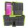 Per Lenovo Tab M8 3rd Gen 8506 / M8 HD 8505 Texture di pneumatici TPU TPU + PC Tablet Case con supporto (verde)