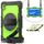 Per Lenovo Tab M10 HD TB-X306X Antifondo antiurto Silicone + PC Custodia protettiva per tablet con supporto e tracolla e cinturino a mano (nero giallo verde) Per Lenovo Tab M10 HD TB-X306X Antifondo antiurto Silicone + PC Custodia protettiva per tablet con supporto e tracolla e cinturino a mano (nero giallo verde)