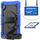 Per Lenovo Tab M10 HD TB-X306x Antifondo antiurto Silicone + Caso protettivo per tablet protettivo con supporto e tracolla e cinturino a mano (nero blu) Per Lenovo Tab M10 HD TB-X306x Antifondo antiurto Silicone + Caso protettivo per tablet protettivo con supporto e tracolla e cinturino a mano (nero blu)