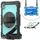 Per Lenovo Tab M10 HD TB-X306X Antifurto colorato in silicone + PC Cassa del tablet protettiva con supporto e tracolla e cinturino a mano (Black Light Blue) Per Lenovo Tab M10 HD TB-X306X Antifurto colorato in silicone + PC Cassa del tablet protettiva con supporto e tracolla e cinturino a mano (Black Light Blue)