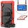 Per Lenovo Tab M10 HD TB-X306X Antifondo antiurto Silicone + PC Cassa del tablet protettiva con supporto e tracolla e cinturino a mano (rosso) Per Lenovo Tab M10 HD TB-X306X Antifondo antiurto Silicone + PC Cassa del tablet protettiva con supporto e tracolla e cinturino a mano (rosso)