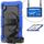 Per Lenovo Tab M10 HD TB-X306X Antifondo antiurto Silicone + PC Cassa del tablet protettiva con supporto e tracolla e cinturino a mano (blu) Per Lenovo Tab M10 HD TB-X306X Antifondo antiurto Silicone + PC Cassa del tablet protettiva con supporto e tracolla e cinturino a mano (blu)