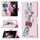 Per Samsung Galaxy S22 Ultra 5G Colorato modello disegno orizzontale flip custodia in pelle con supporto e carte e portafoglio (cervi) Per Samsung Galaxy S22 Ultra 5G Colorato modello disegno orizzontale flip custodia in pelle con supporto e carte e portafoglio (cervi)