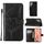 Per Samsung Galaxy S22 Ultra 5G Cassa del telefono in pelle in cuoio in rilievo con supporto e carta Slot & Portafoglio e cordino (nero) Per Samsung Galaxy S22 Ultra 5G Cassa del telefono in pelle in cuoio in rilievo con supporto e carta Slot & Portafoglio e cordino (nero)