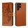 Per Samsung Galaxy S22 Ultra 5G Pattern di piume Litchi Texture in pelle Cassa del telefono con supporto e carte Slot e portafoglio (Brown) Per Samsung Galaxy S22 Ultra 5G Pattern di piume Litchi Texture in pelle Cassa del telefono con supporto e carte Slot e portafoglio (Brown)