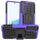 Per Samsung Galaxy S22 + 5G Texture pneumatici TPU antiurto TPU + Cassa del telefono PC con supporto (viola) Per Samsung Galaxy S22 + 5G Texture pneumatici TPU antiurto TPU + Cassa del telefono PC con supporto (viola)