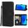 Custodia per cellulare in pelle per Alcatel 1/1 2019 e 2021 / Vodafone Smart E9 (nero) Custodia per cellulare in pelle per Alcatel 1/1 2019 e 2021 / Vodafone Smart E9 (nero)