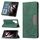 PER SAMSUNG GALAXY S22 Ultra 5G Magnetic Split Phone Custodia in pelle (verde)