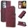 Per Samsung Galaxy S21 Ultra 5G Sensazione della pelle Atmosfera Anti-Theft Brush Blip in pelle flip custodia in pelle (rosso) Per Samsung Galaxy S21 Ultra 5G Sensazione della pelle Atmosfera Anti-Theft Brush Blip in pelle flip custodia in pelle (rosso)
