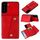 Per Samsung Galaxy S22 + 5G Doppio fibbia PU + TPU Cassa del telefono magnetico (rosso) Per Samsung Galaxy S22 + 5G Doppio fibbia PU + TPU Cassa del telefono magnetico (rosso)