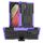 Per Samsung Galaxy S22 Ultra 5G Trama di pneumatici TPU + Cassa del telefono PC con supporto (viola) Per Samsung Galaxy S22 Ultra 5G Trama di pneumatici TPU + Cassa del telefono PC con supporto (viola)