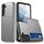 Per Samsung Galaxy S22 5G Cassa del telefono dell'armo antiurto con slot per schede (grigio) Per Samsung Galaxy S22 5G Cassa del telefono dell'armo antiurto con slot per schede (grigio)