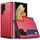 Per Samsung Galaxy S22 Ultra 5G ARMORR ARMORR ARMOR ARMOR ARUSTRIA CON SLOT CARD (rosso) Per Samsung Galaxy S22 Ultra 5G ARMORR ARMORR ARMOR ARMOR ARUSTRIA CON SLOT CARD (rosso)