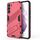Per Samsung Galaxy S22 + 5G Punk Armor 2 in 1 pz + TPU Cassa del telefono antiurto con supporto invisibile (rosso chiaro) Per Samsung Galaxy S22 + 5G Punk Armor 2 in 1 pz + TPU Cassa del telefono antiurto con supporto invisibile (rosso chiaro)