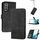 Per Samsung Galaxy S22 + 5G cubic shell sento cassa del telefono in pelle flip (nero) Per Samsung Galaxy S22 + 5G cubic shell sento cassa del telefono in pelle flip (nero)