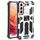Per Samsung Galaxy S22 5G TPU antiurto + custodia protettiva magnetica per PC con supporto (argento) Per Samsung Galaxy S22 5G TPU antiurto + custodia protettiva magnetica per PC con supporto (argento)