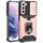 Per Samsung Galaxy S22 + 5G Coperchio della fotocamera scorrevole Design PC + TPU Cassa del telefono antiurto con porta anello e slot per schede (oro rosa) Per Samsung Galaxy S22 + 5G Coperchio della fotocamera scorrevole Design PC + TPU Cassa del telefono antiurto con porta anello e slot per schede (oro rosa)