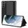 Per Samsung Galaxy S22 + 5G finestra Visualizza la custodia in pelle (nero) Per Samsung Galaxy S22 + 5G finestra Visualizza la custodia in pelle (nero)