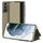 Per samsung galaxy s22 + 5g finestra vista finestra in pelle custodia (oro) Per samsung galaxy s22 + 5g finestra vista finestra in pelle custodia (oro)