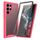 Per Samsung Galaxy S22 Ultra 5G Sky Starry Full Body Hybrid Auroofonod Telefono (Rose Red) Per Samsung Galaxy S22 Ultra 5G Sky Starry Full Body Hybrid Auroofonod Telefono (Rose Red)