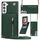 Per Samsung Galaxy S22 + 5G custodia per carta con cerniera quadrata con cerniera con cerniera (verde) Per Samsung Galaxy S22 + 5G custodia per carta con cerniera quadrata con cerniera con cerniera (verde)