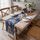 Home Vintage Flower Cheniglia Perline Tavolo Runner, Dimensioni: 32x270cm (Navy)