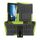 Per Lenovo Tab M10 X605 / X505 Texture pneumatici TPU antiurto TPU + PC Caso protettivo per tablet con supporto (verde)