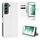Per Samsung Galaxy S22 + Custodia per cellulare in pelle texture diamantate 5g (bianco) Per Samsung Galaxy S22 + Custodia per cellulare in pelle texture diamantate 5g (bianco)