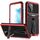 Per Samsung Galaxy S22 + 5G Custodia per telefono impermeabile a tripla prova Armor Life con supporto (rosso) Per Samsung Galaxy S22 + 5G Custodia per telefono impermeabile a tripla prova Armor Life con supporto (rosso)