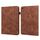 Custodia per tablet in pelle in pizzo con motivo a rilievo per realme (marrone) Custodia per tablet in pelle in pizzo con motivo a rilievo per realme (marrone)