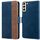 Per Samsung Galaxy S22 + 5G cuciture custodia fianco-magnetica a rfid magnetica (Royal Blue) Per Samsung Galaxy S22 + 5G cuciture custodia fianco-magnetica a rfid magnetica (Royal Blue)