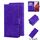 Per Samsung Galaxy S21 Ultra 5G Skin Feel Pure Color Flip Pelle Custodia per cellulare (viola) Per Samsung Galaxy S21 Ultra 5G Skin Feel Pure Color Flip Pelle Custodia per cellulare (viola)