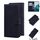 Per Samsung Galaxy S22 + 5G Skin Skin Feel Pure Color flip in pelle custodia in pelle (nero) Per Samsung Galaxy S22 + 5G Skin Skin Feel Pure Color flip in pelle custodia in pelle (nero)