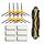 Per spazzatrice Ecovacs DN620 / DN621 / BFD-WSQ / N79 / N79S / 500 4 paia spazzole laterali + 6 filtri + spazzola a rullo