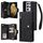 Per Samsung Galaxy S21 Ultra 5G Rivet Fibbia 9 carte Tre Pieghe Custodia in pelle (Nero) Per Samsung Galaxy S21 Ultra 5G Rivet Fibbia 9 carte Tre Pieghe Custodia in pelle (Nero)