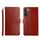 Per Samsung Galaxy S22+ Y cucitura orizzontale Flip Leather Case (Brown)