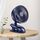 F601 ventola elettrica a clip multifunzionale con display LED (blu)