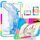 Per Samsung Galaxy Tab S8 / Tab S7 Contrast Color Robot Silicone + PC Tablet Case (colorato blu) Per Samsung Galaxy Tab S8 / Tab S7 Contrast Color Robot Silicone + PC Tablet Case (colorato blu)