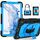 Per Samsung Galaxy Tab S8 / Tab S7 Contrast Color Robot Silicone + PC Tablet Case (nero + blu) Per Samsung Galaxy Tab S8 / Tab S7 Contrast Color Robot Silicone + PC Tablet Case (nero + blu)