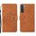 Per Samsung Galaxy S22+ 5G Ethnic Ethnic Excreated Pelle Telefono Custodia (Brown) Per Samsung Galaxy S22+ 5G Ethnic Ethnic Excreated Pelle Telefono Custodia (Brown)