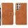 Per Samsung Galaxy S22 Ultra 5G Ethnic Ethnic Ethnic Excreated Pelle Telefono in pelle (Brown) Per Samsung Galaxy S22 Ultra 5G Ethnic Ethnic Ethnic Excreated Pelle Telefono in pelle (Brown)