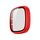 Per Fitbit Versa 3 / Versa / Sense Glassato Glass Glass Glass (Red)