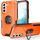 Per Samsung Galaxy S22 + 5G 3 in 1 Hold Holder PC + TPU Telefono (arancione) Per Samsung Galaxy S22 + 5G 3 in 1 Hold Holder PC + TPU Telefono (arancione)