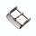 10 pezzi Accessori per orologi con fibbia in acciaio inossidabile a IP, colore: argento 18mm