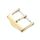 10 pezzi Accessori per orologi con fibbia in acciaio inossidabile a IP, colore: oro 18mm