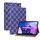 Per Lenovo Tab M10 Plus 10.6 3a Gen. Casetto in pelle Weave Color Weave con supporto (blu) Per Lenovo Tab M10 Plus 10.6 3a Gen. Casetto in pelle Weave Color Weave con supporto (blu)