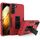 Per Samsung Galaxy S22 5G Thooldy Phone Case (Red + Black)