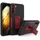 Per Samsung Galaxy S22 5G Thoolt Phone Case (Black + Wine Red)